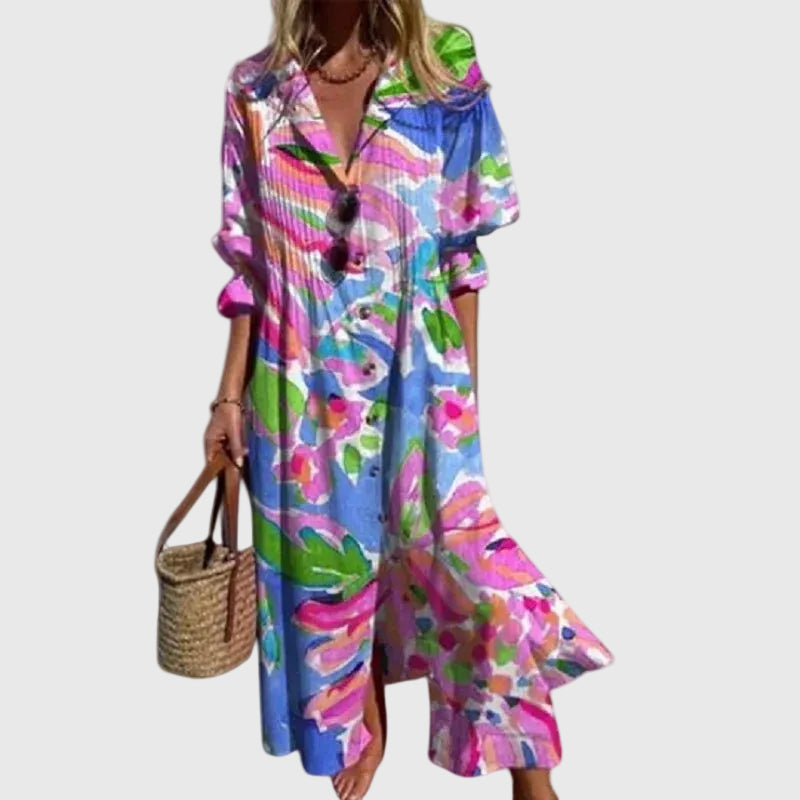 Sorcha | Elegantes Bohemian Maxikleid