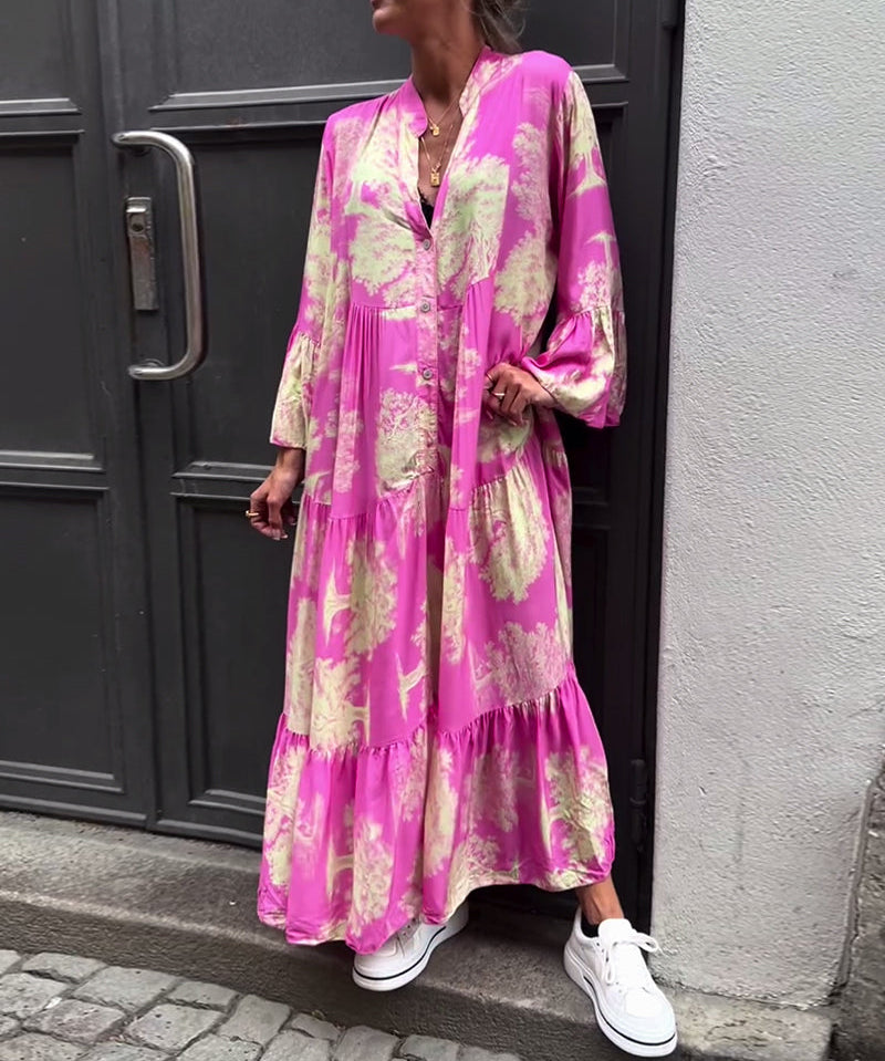 Grainne | Fließendes Maxikleid