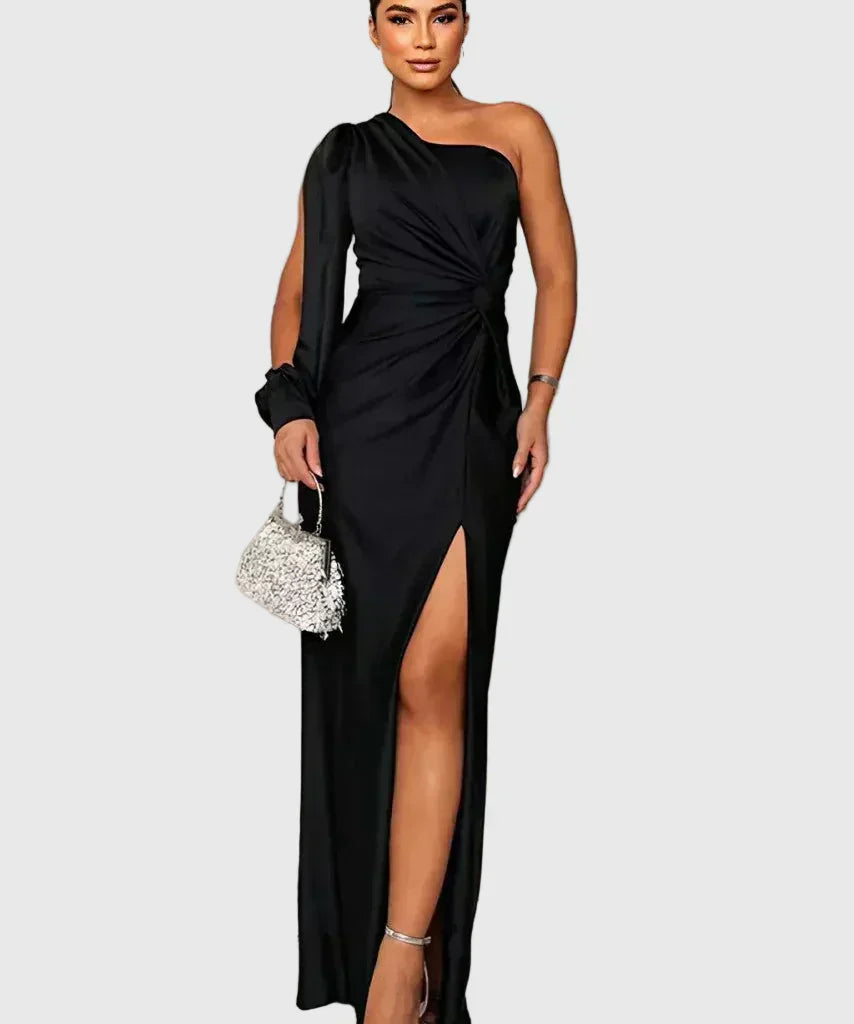 Aoibhinn | Elegantes Fließendes Abend-Maxikleid