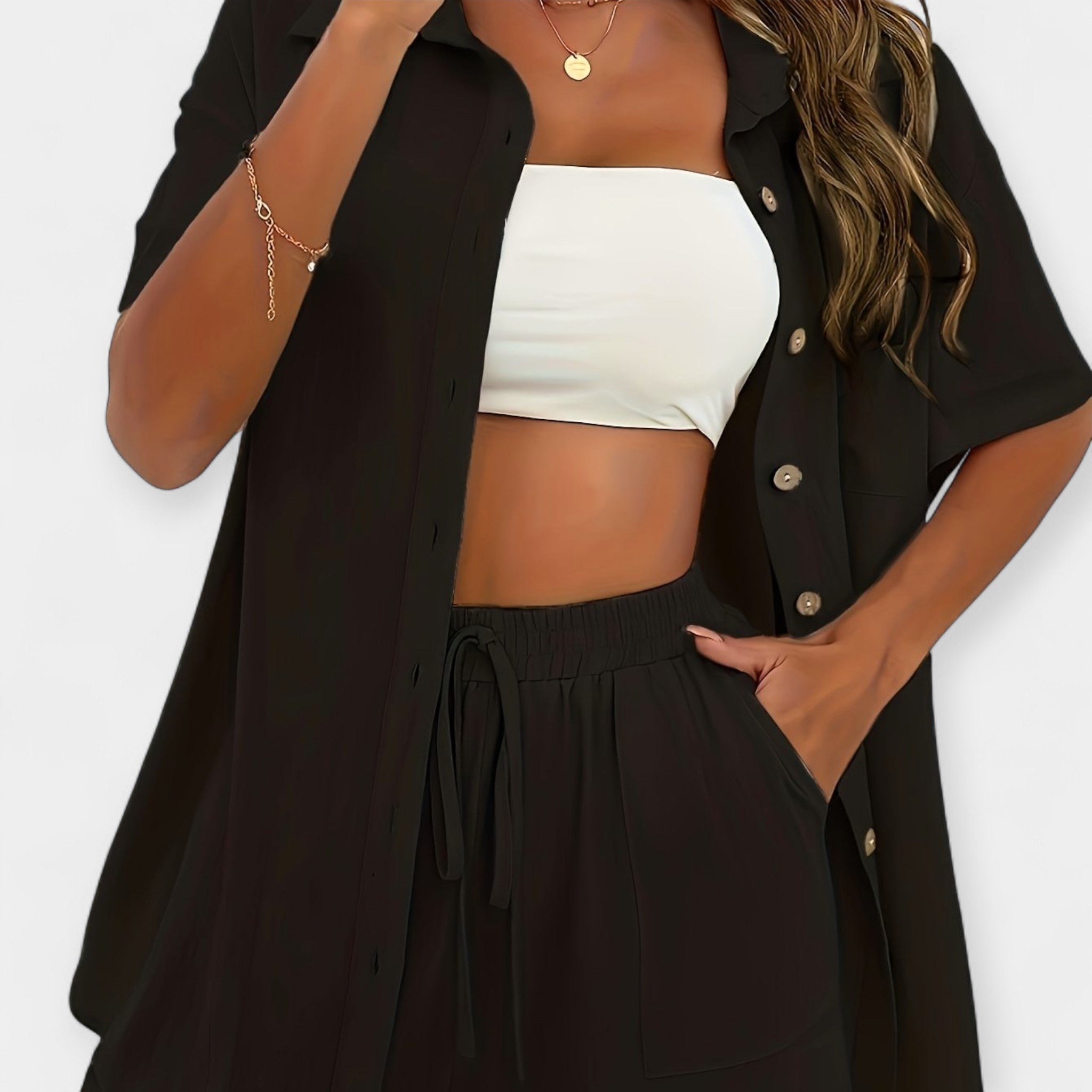 Isolde | Shirt- und Shorts-Set
