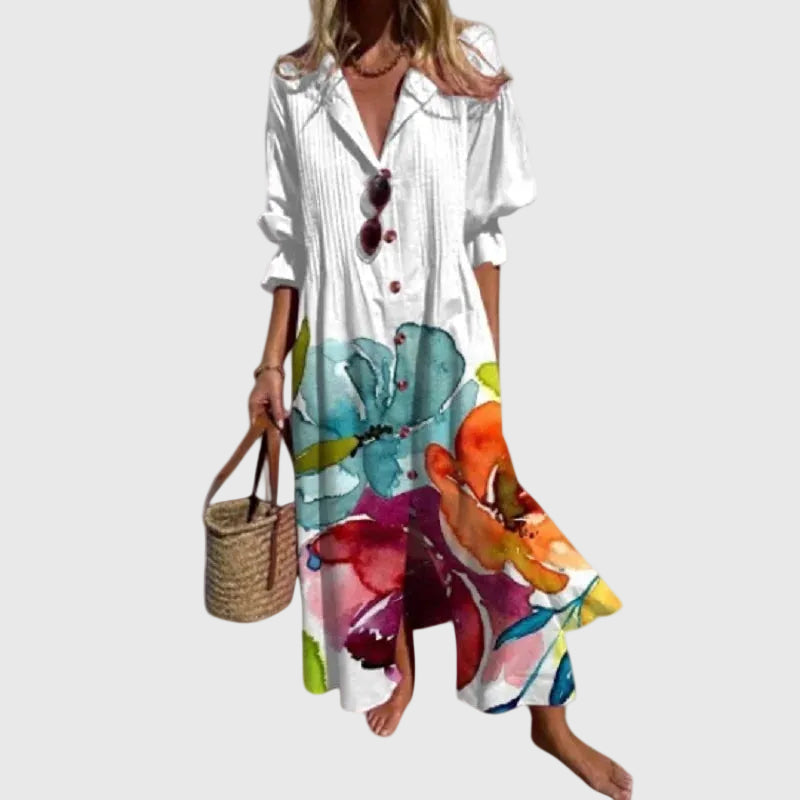 Sorcha | Elegantes Bohemian Maxikleid