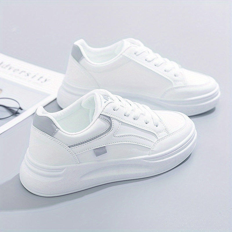 Eilis | Chic Weiße Leichte Laufschuhe