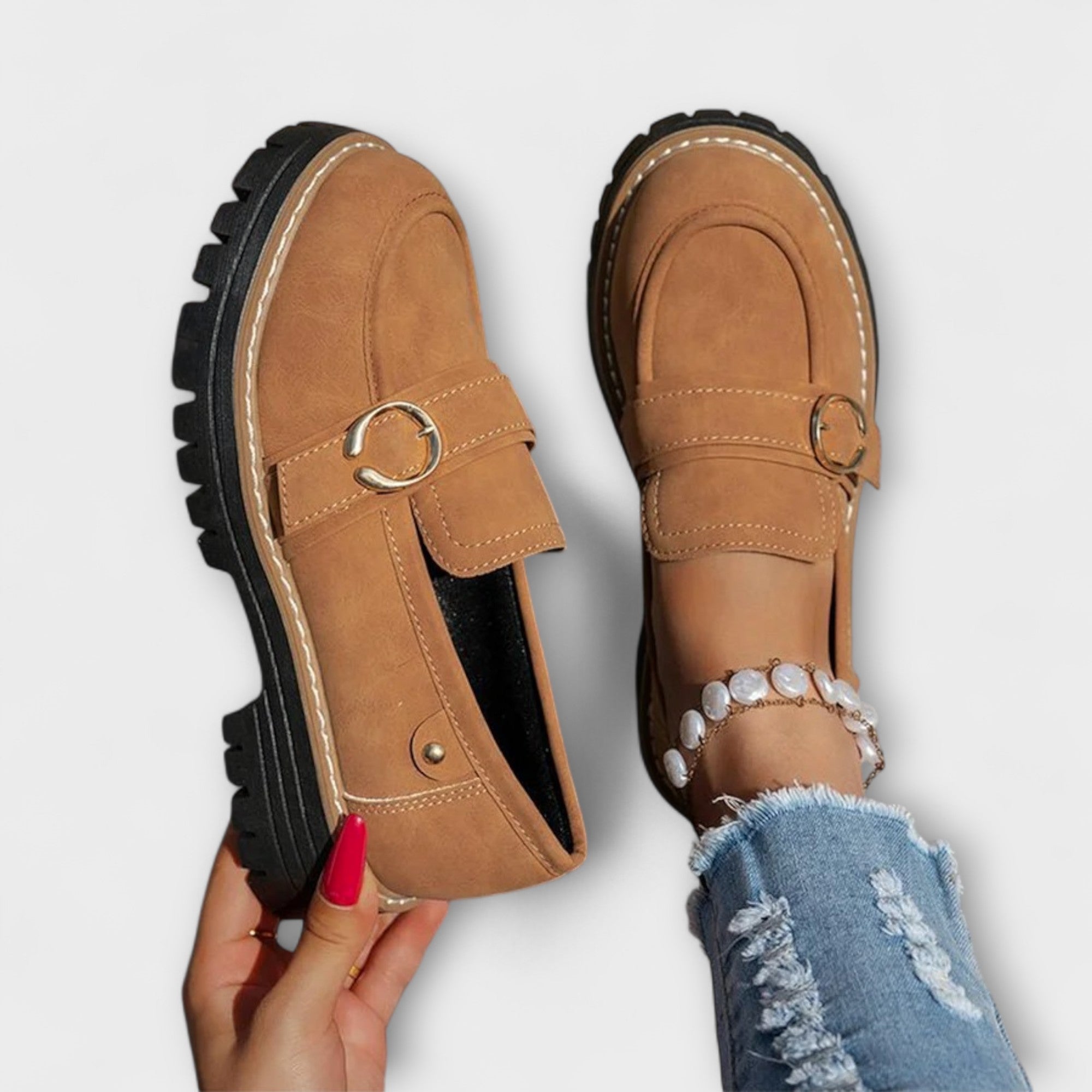 Gormla | Lässige Rundzehen-Loafer