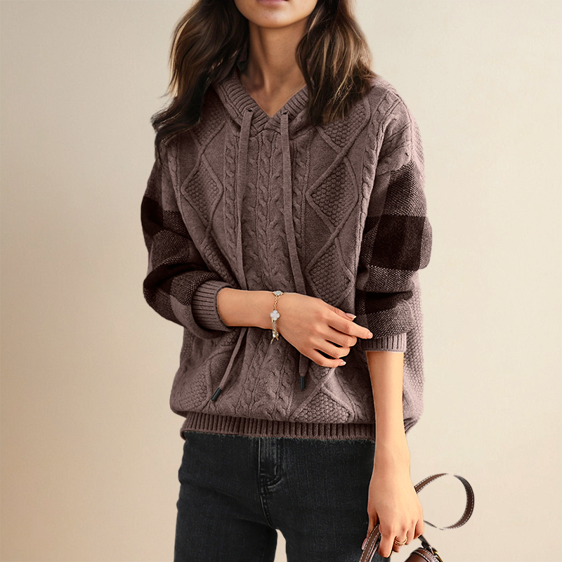 Blathnaid | Kabelstrick Kapuzenpullover