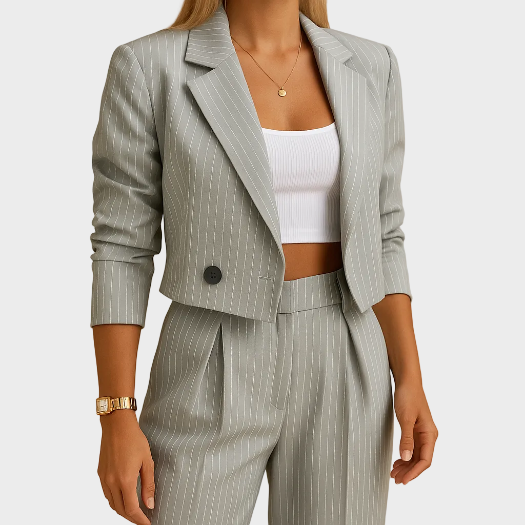 Rinach | Elegantes Blazer- und Hosen-Set für Damen
