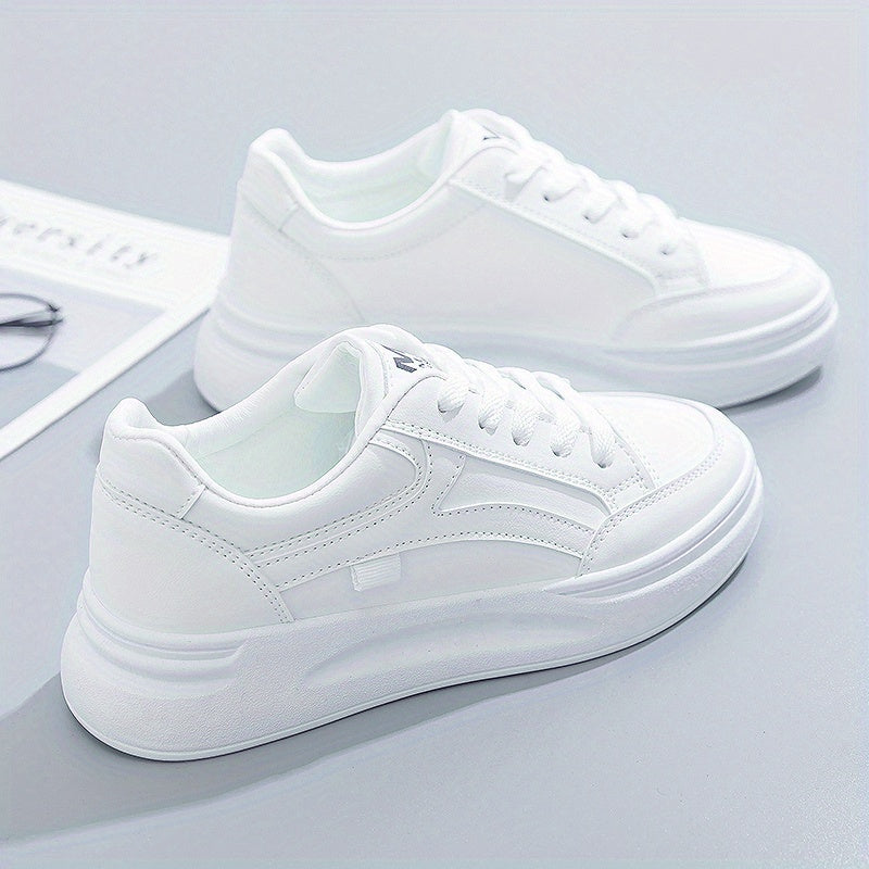 Eilis | Chic Weiße Leichte Laufschuhe