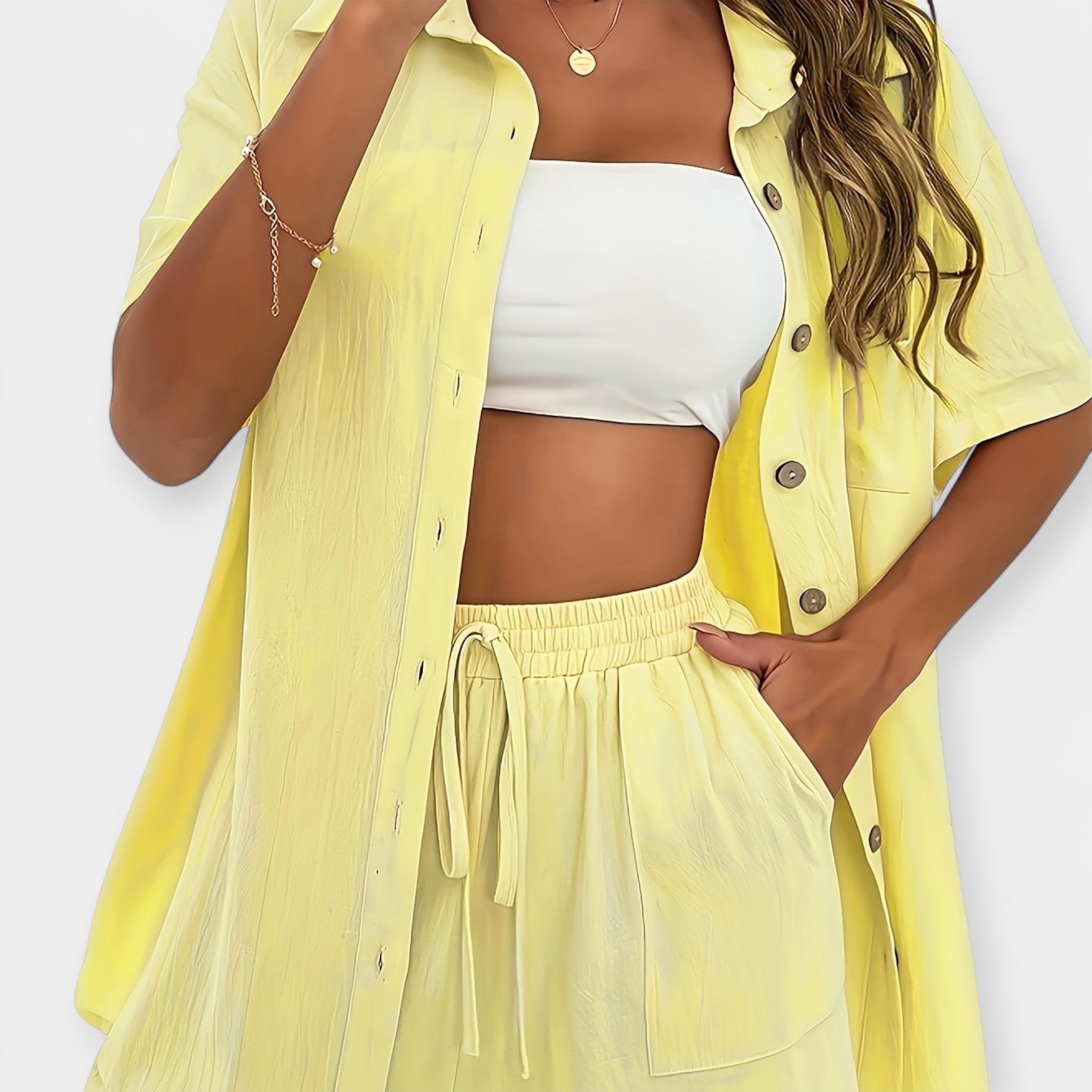 Isolde | Shirt- und Shorts-Set
