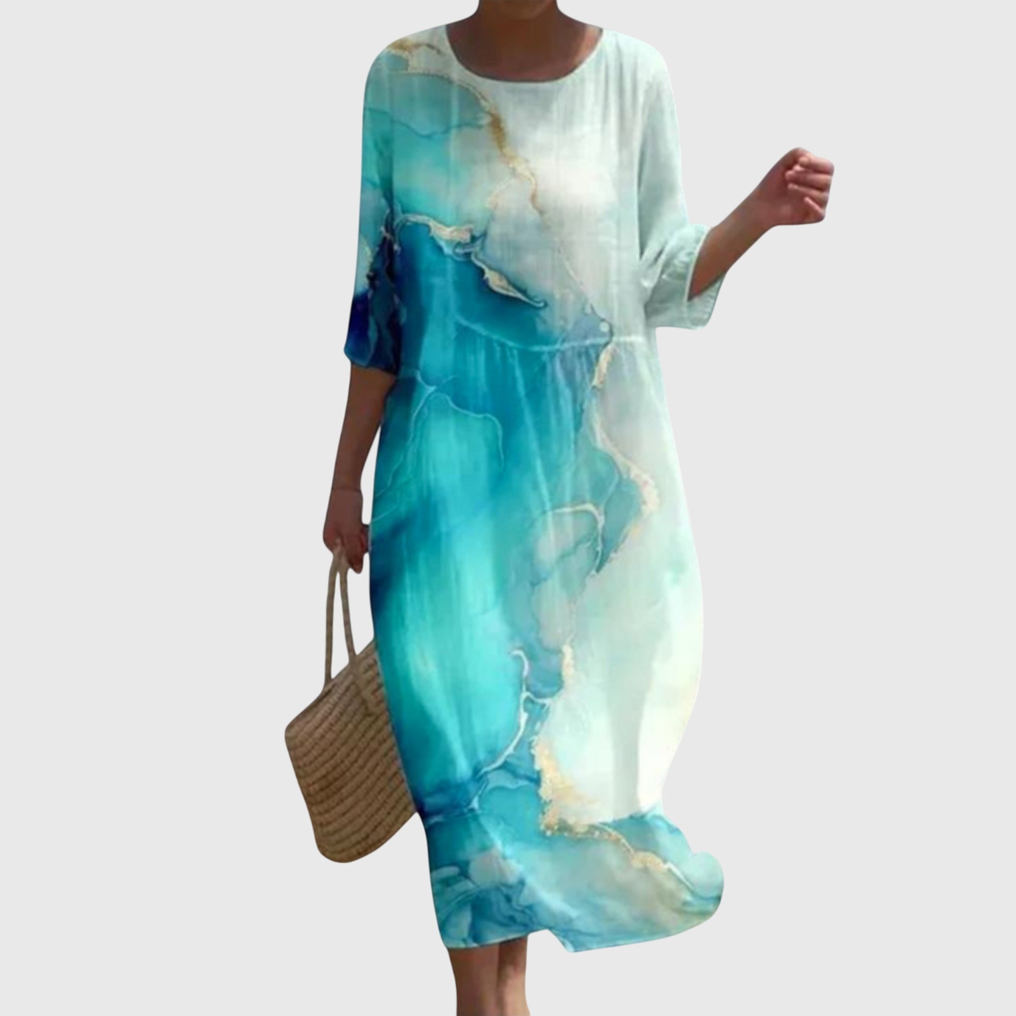 Aoife | Elegantes Floral Maxi Kleid