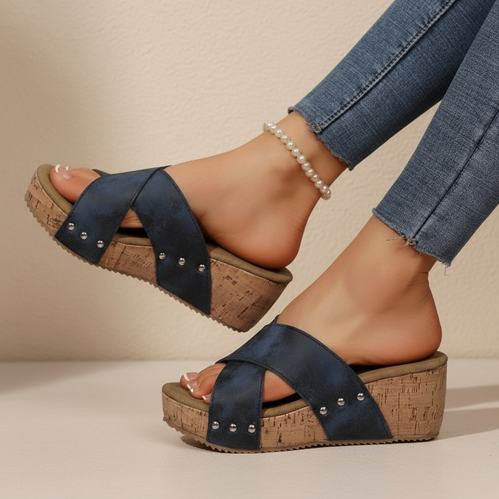 Uaithne | Boho Wedge Sandalen