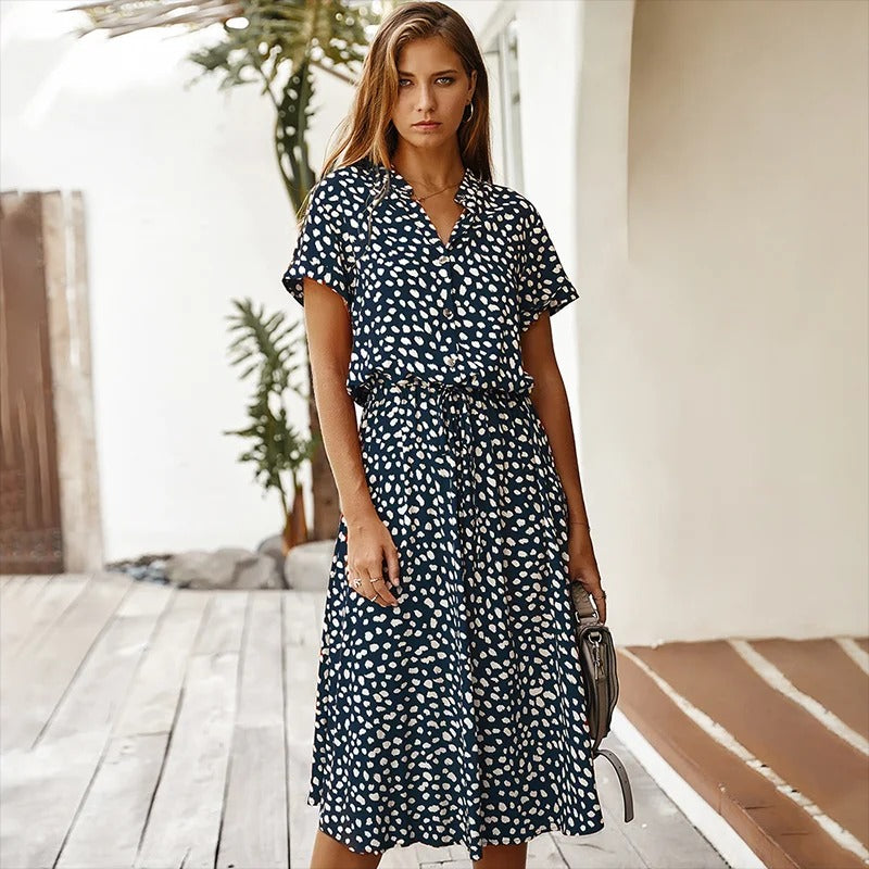 Gráinne | Bedrucktes Sommerkleid
