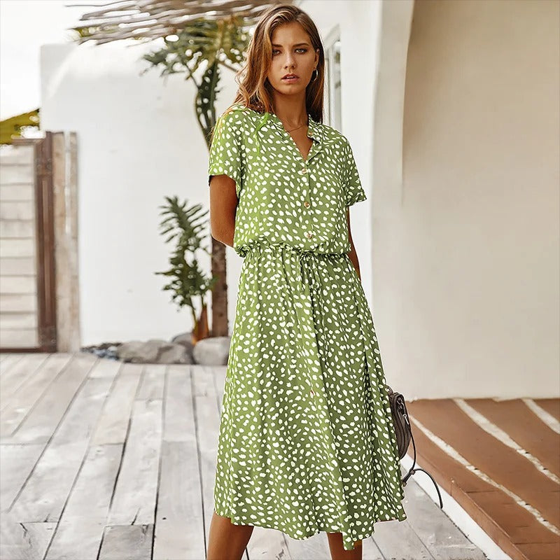 Gráinne | Bedrucktes Sommerkleid