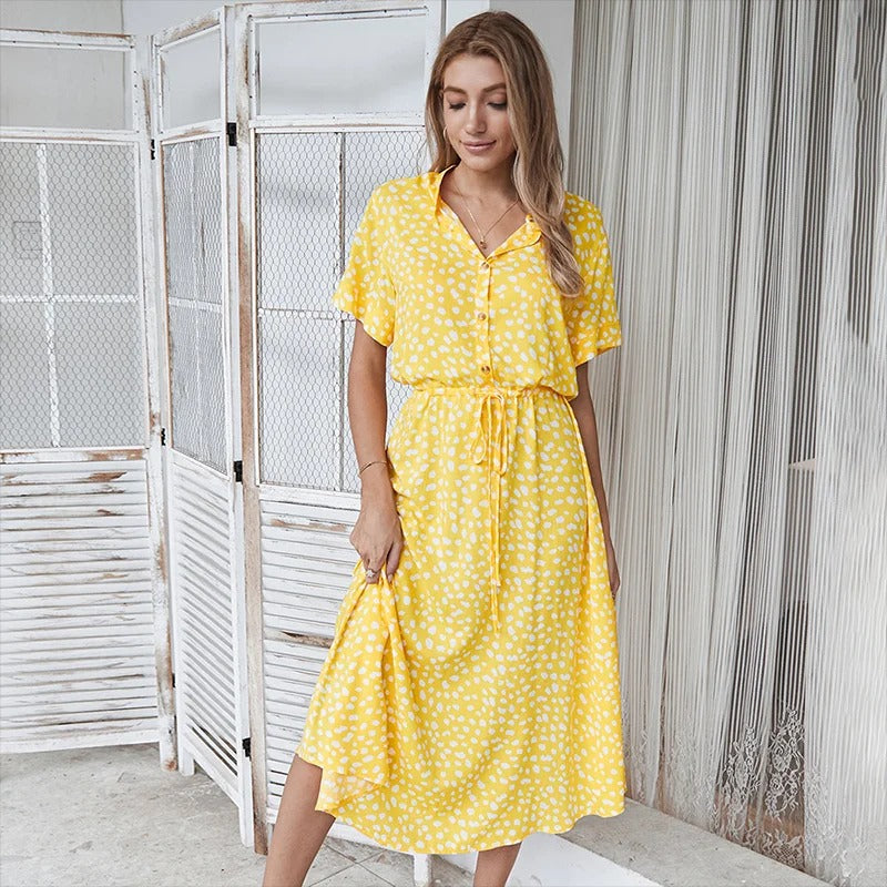 Gráinne | Bedrucktes Sommerkleid