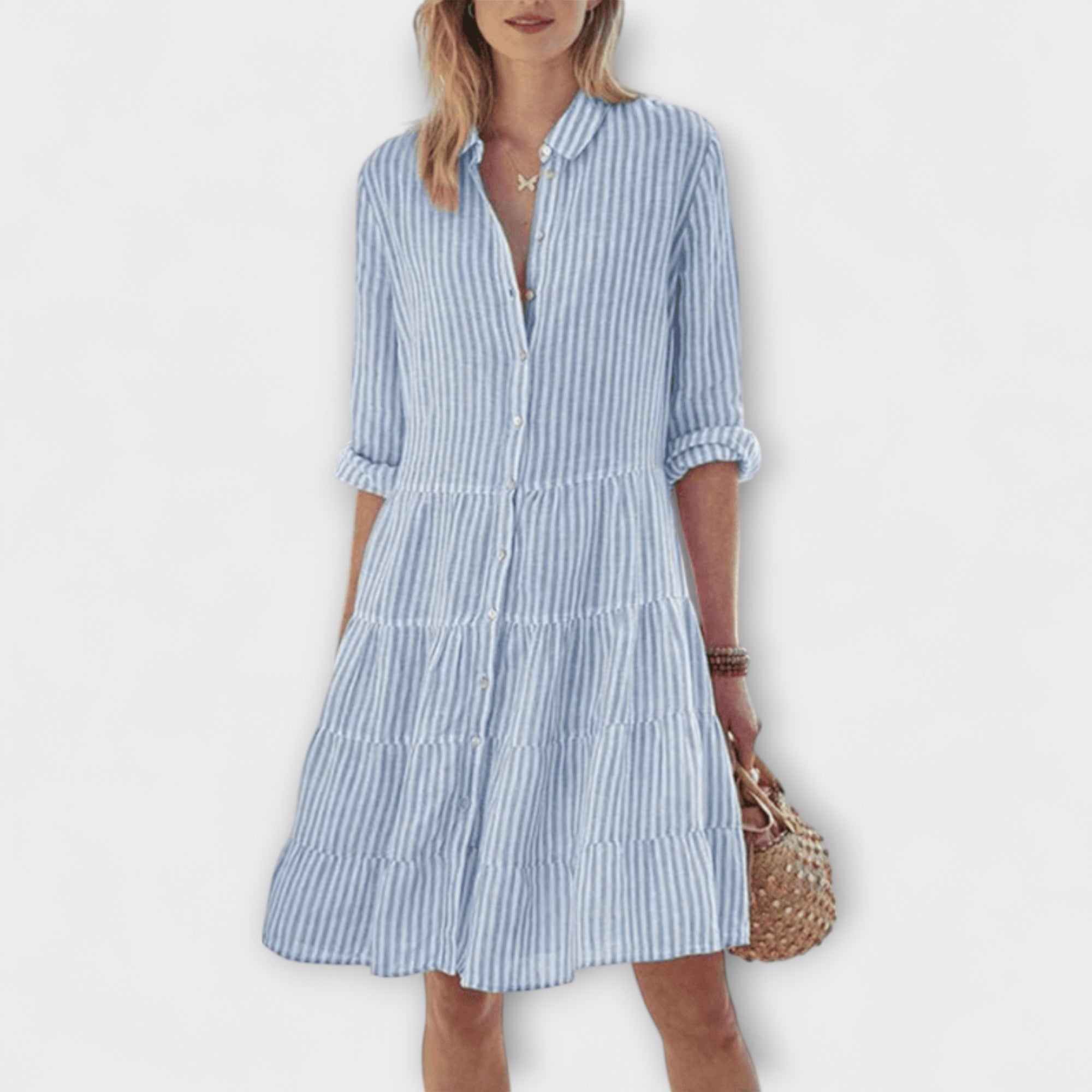Sárán | Luftiges gestreiftes Kleid