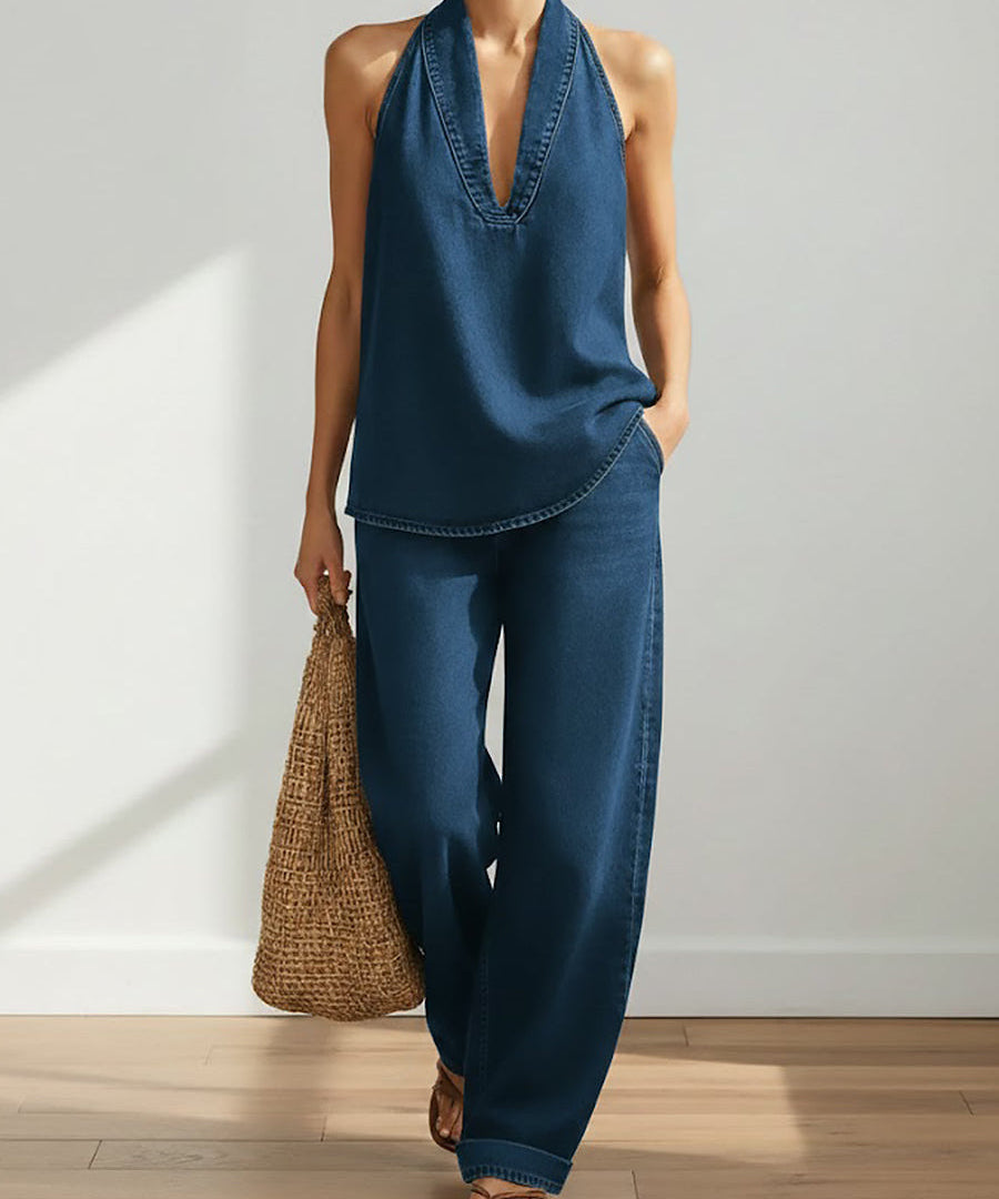 Rita - Zwei-Teile-Set aus Denim