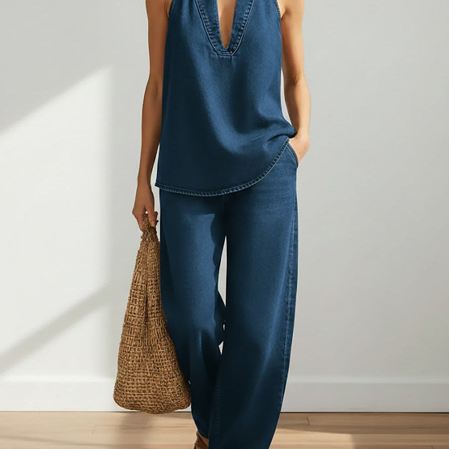 Rita - Zwei-Teile-Set aus Denim