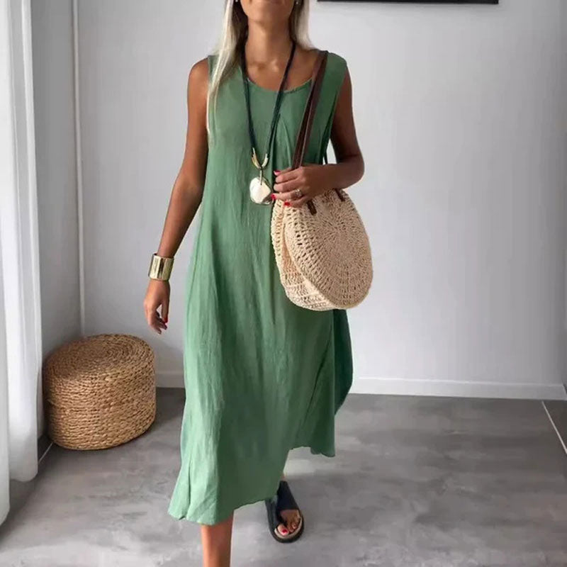 Eabha | Entspanntes ärmelloses Kleid
