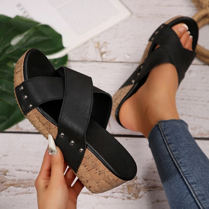 Uaithne | Boho Wedge Sandalen