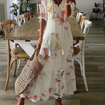 Brigid | Boho-Kleid mit Bauchbedeckung