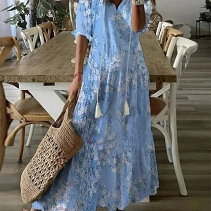 Niamh | Müheloser Boho-Stil Midi-Kleid