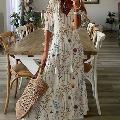 Brigid | Boho-Kleid mit Bauchbedeckung