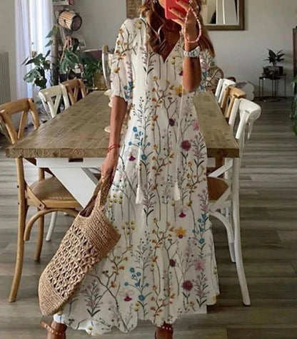 Brigid | Boho-Kleid mit Bauchbedeckung