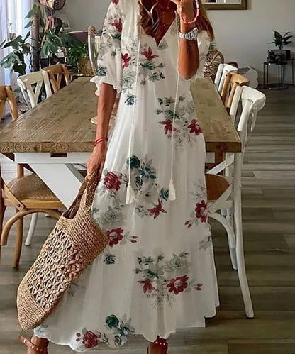 Brigid | Boho-Kleid mit Bauchbedeckung